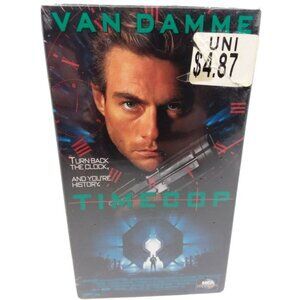 Timecop VHS Factory Sealed Universal Alliance Watermark Jean Claude Van Damme